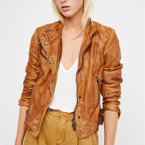 Rugged Leather Jacket 